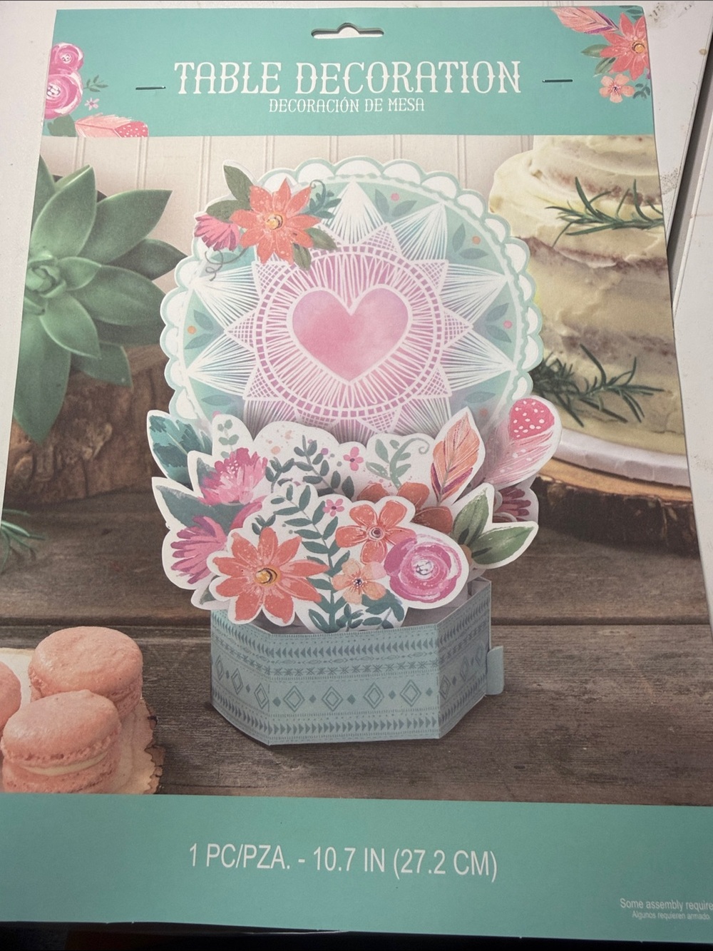 Decorative Lanterns, centerpieces & Napkins - Teal, Pink & Coral Floral set